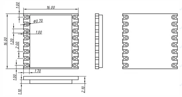 4 шт./лот lora1276-C1 CE-RED Сертифицированный 868 МГц | 915 МГц SX1276 20dBm Высокая чувствительность 4 км-6 км LoRa модуль