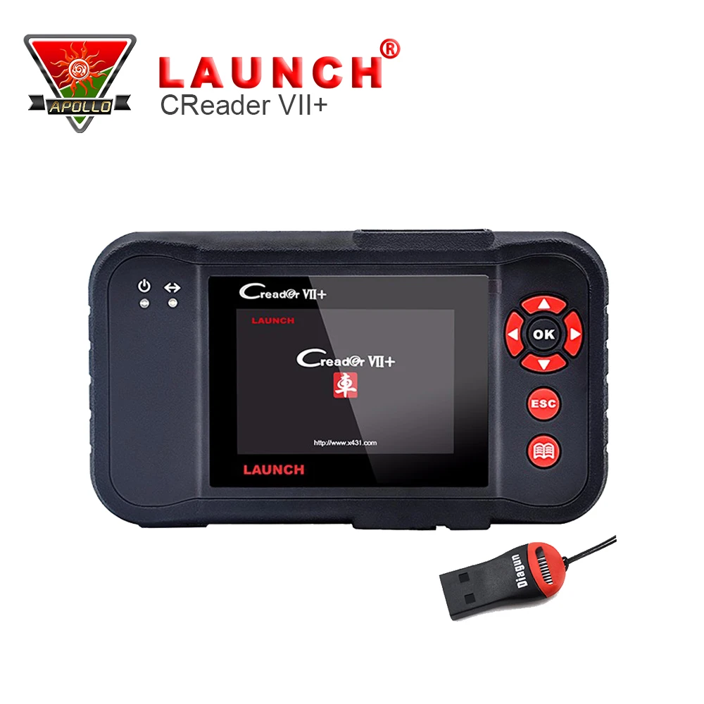 Prix pour 2017 Nouvelle Arrivée LAUNCH X431 Creader VII + OBDII Auto Code Scanner Mise À Jour Internet DHL livraison gratuite Prix pour 2017 Nouvelle Arrivée LAUNCH X431 Creader VII + OBDII Auto Code Scanner Mise À Jour Internet DHL livraison gratuite