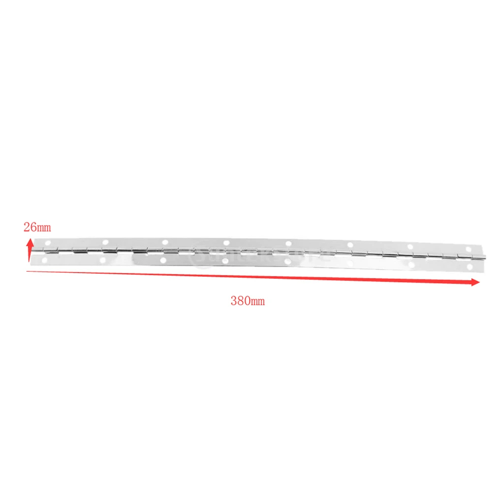 3 Pcs 316 Stainless Steel Marine Boat Yacht Door Piano Hinge Deck Cabin Hardware Strong Corrosion Resistance 15x1 Inch