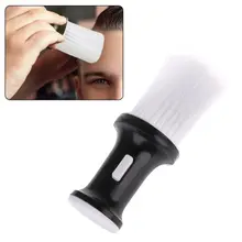 Профессиональные мягкие черные кисти для удаления пыли на шее, Парикмахерская кисточка из волос для очистки, парикмахерские инструменты для укладки макияжа