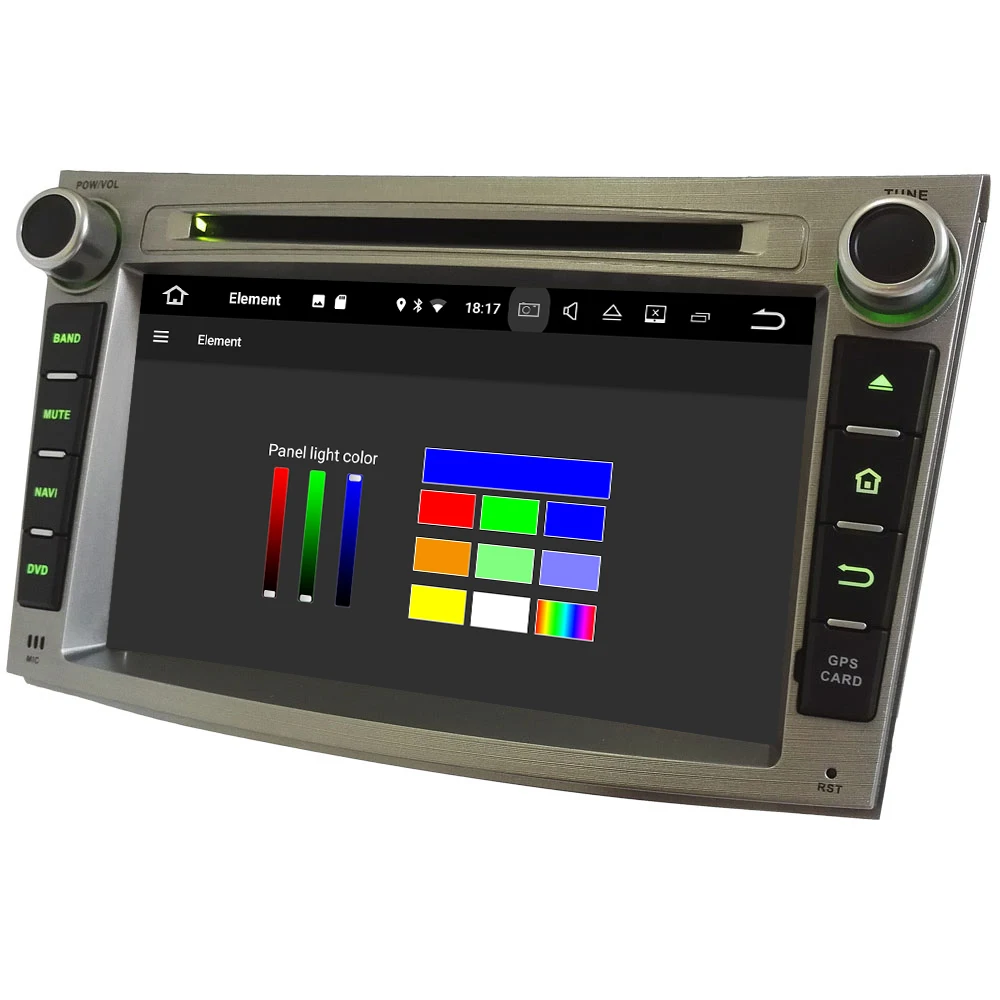 Perfect KLYDE 7" 4G Android 8.0 Octa Core PX5 4GB RAM 32GB ROM Car DVD Player Stereo GPS Navigation For Subaru Legacy Outback 2009-2014 2