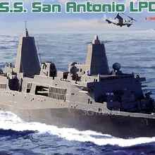 GRAGON 7096 U.S.S. SAN ANTONIO LPD-17 сборки модель наборы в заказе будет отправлена модель здания Трубач 1/700 весы