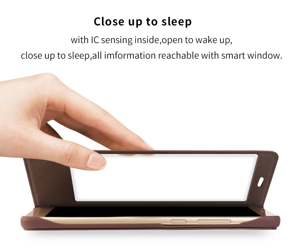 QIALINO чехол из натуральной кожи для huawei Ascend mate 9, популярный роскошный флип-чехол с функцией сна, умный чехол для huawei mate 9