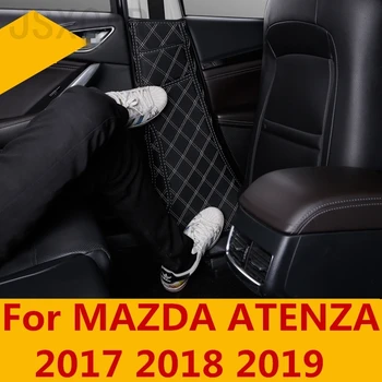 

Modification seat belt buckle Protection pad B column Anti kick pad Interior decoration For MAZDA6 MAZDA 6 2017 2018 2019