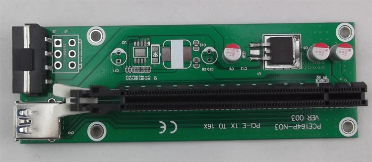 PCI e 1x до 16x слот адаптер переходная карта совместима с express 4x 8x для графической