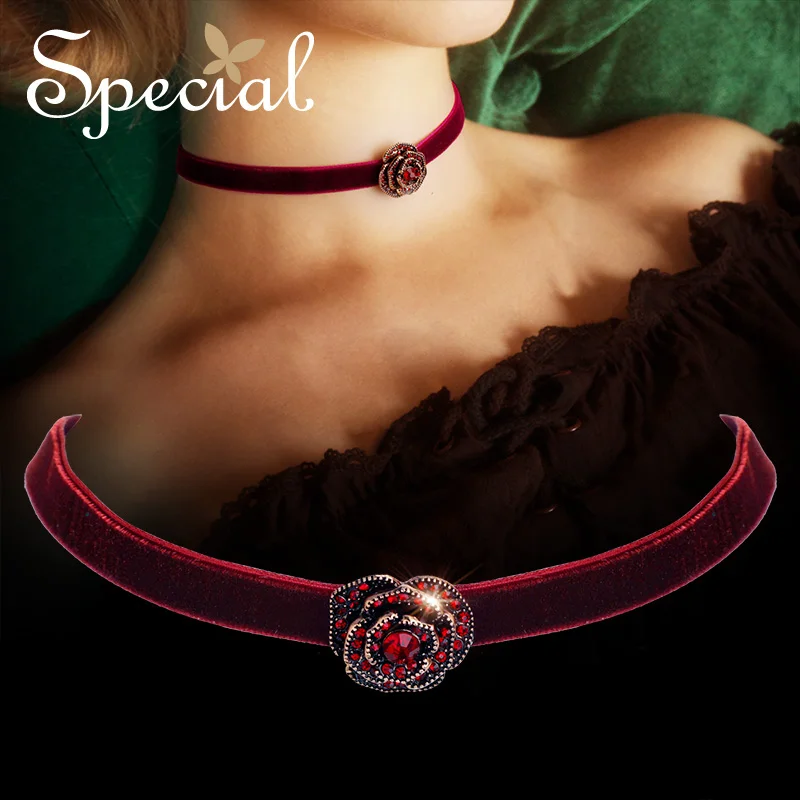 

The SPECIAL New Fashion euramerican classical flower short necklace woman pendant neck chain choker Byzantine rose ,S1833N