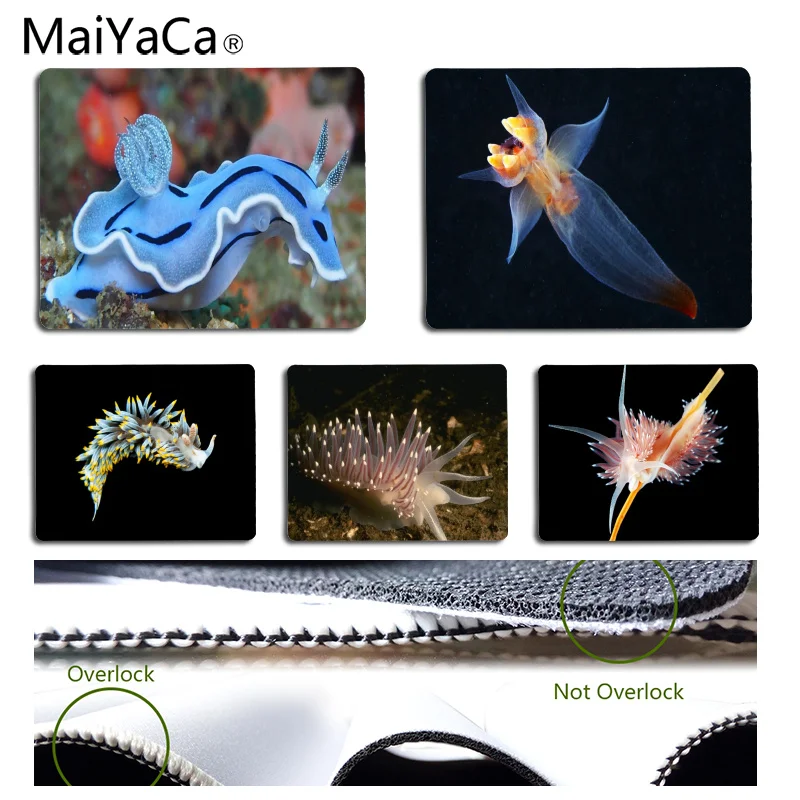 

MaiYaCa Sea slugs Computer Gaming Mousemats Size for 25x29CM Speed Version Gaming Mousepads