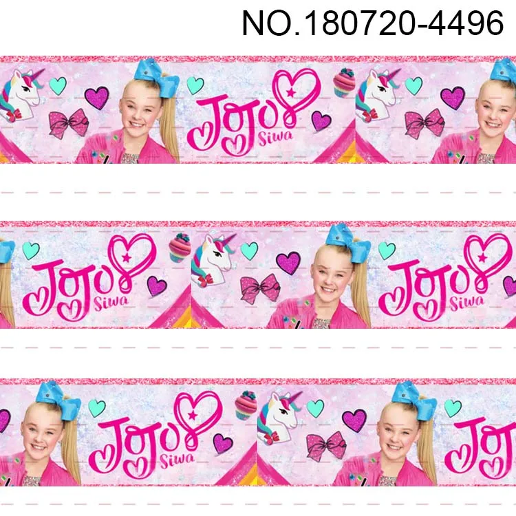 10 ярдов-разные размеры-JOJO gilr Grosgrain ribbon-JOJO, jojo, lovely girl printed ribbon