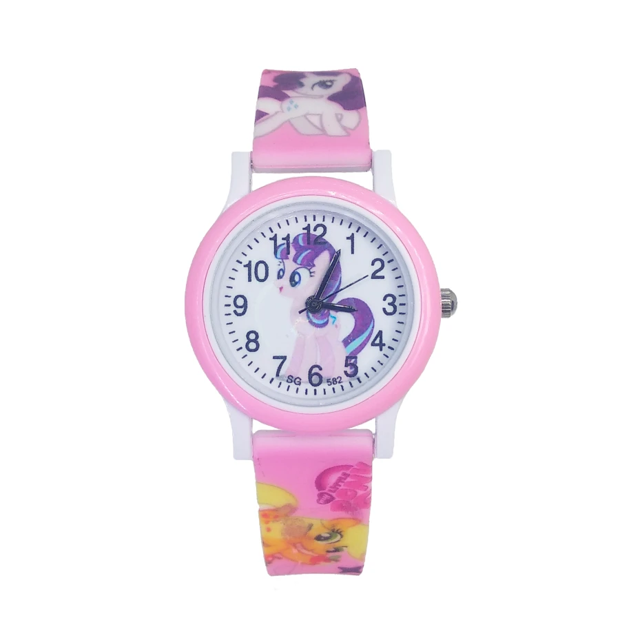 Unicorn Design Cartoon Fashion Pony Watch Children Girls Students Quartz Kids Watches for Party Gifts Relogio Kol Saati Clock