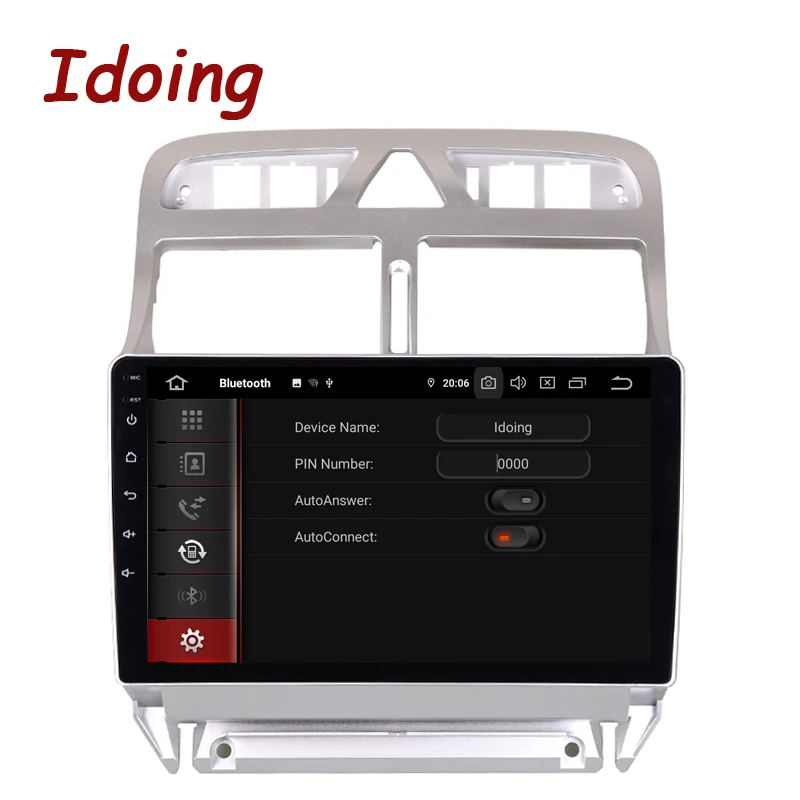 Best Idoing 9" Car Android 9.0 Radio Player For Peugeot 307 307CC 307SW 2002-2013 PX5 4G+64G Octa Core GPS Navigation TDA7850 no 2din 3