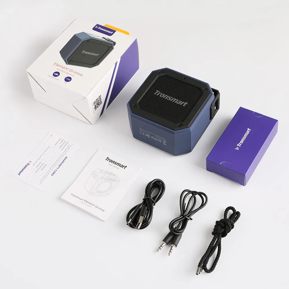 Tronsmart Groove (Force Mini) Bluetooth Speaker IPX7 Waterproof Column Portable Speaker for the computer with 24H Playtime 10
