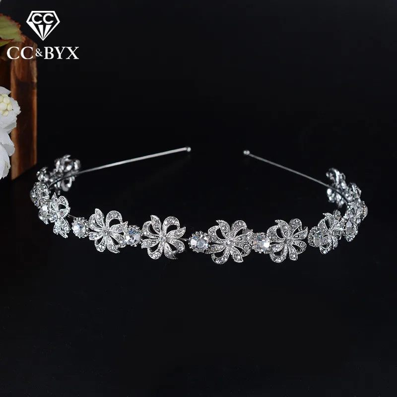 CC Tiaras y coronas Vintage CZ, accesorios para el cabello de boda de