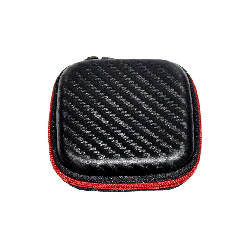 

New KZ Case earphone Box Bluetooth Headset case Square Portable Compression Headset case EVA Zipper case with logo