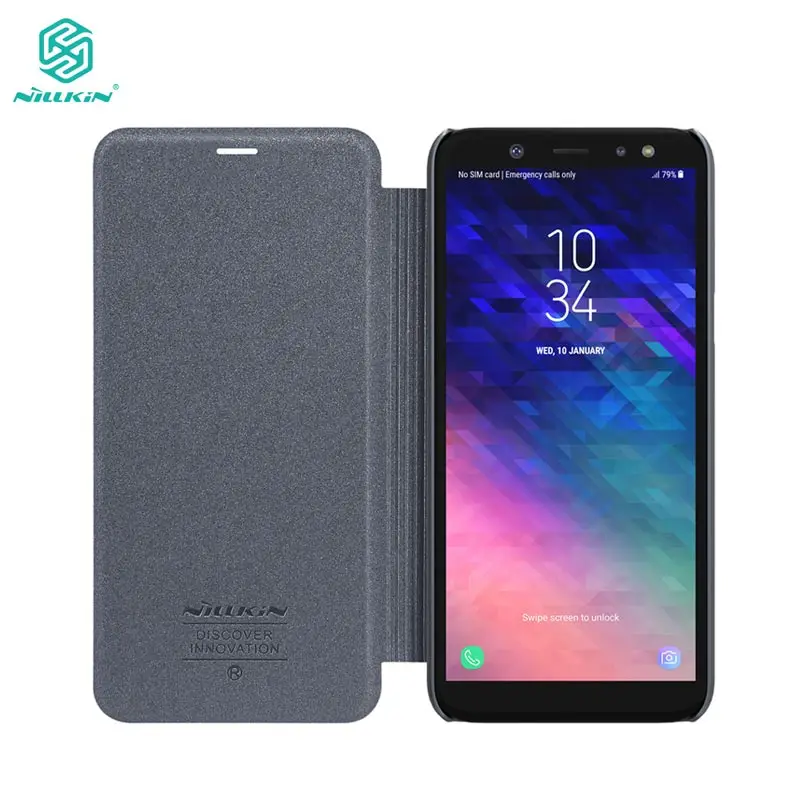 

sFor Samsung A9 Star Lite Case Cover Nillkin Sparkle Series Hard PC PU Case for Samsung Galaxy A9 Star Lite / A6 Plus 2018