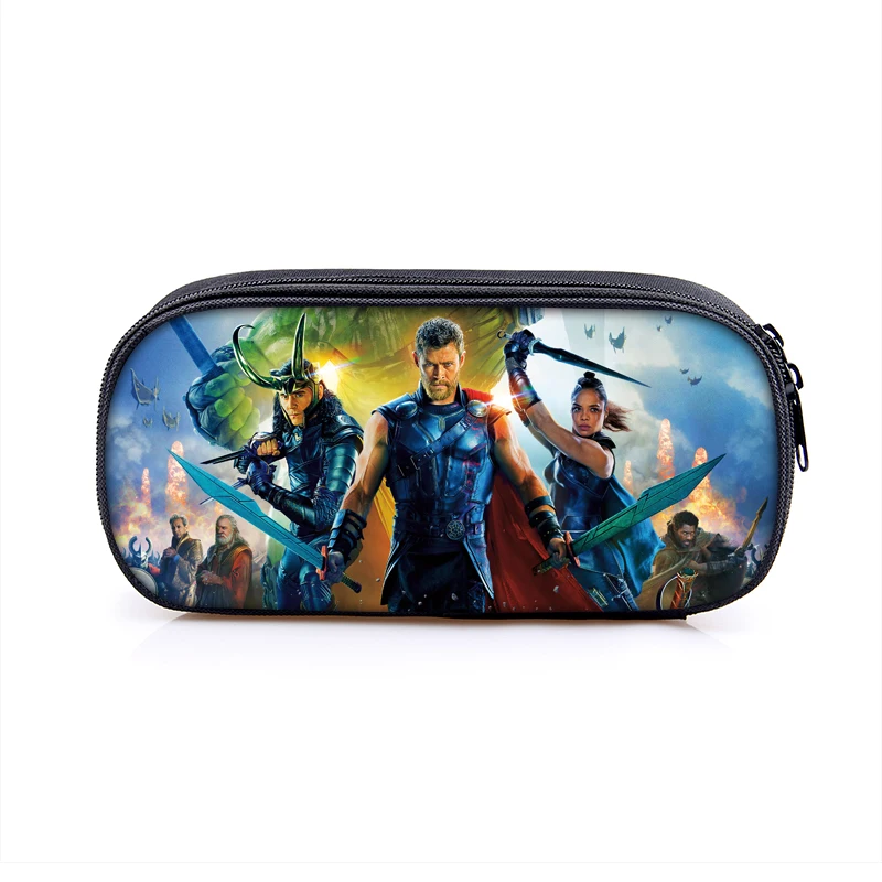 

Hulk Thor Canvas Pencil Bag Printing Pouch Zipper Case Student Gift Wallet Bag Gift