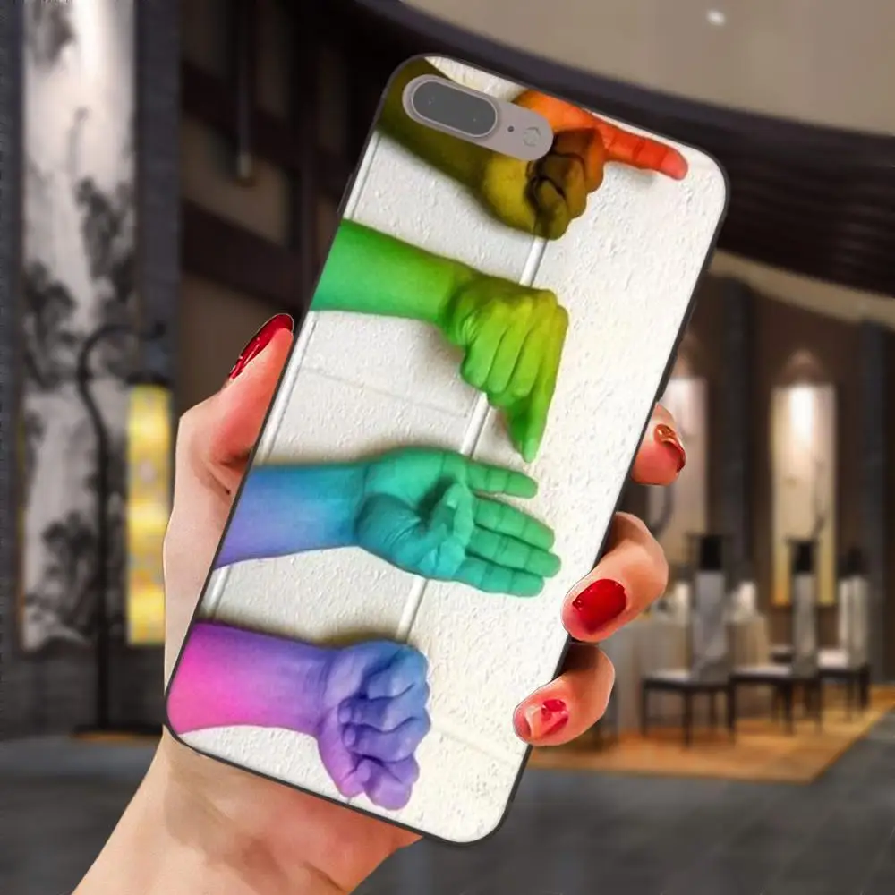 ЛГБТ гей лесбиянок гордость любовь Радуга флаг для Huawei Honor 5A 6A 6C 7A 7C 7X 8A 8C 8X 9 10 P8 P9 P10