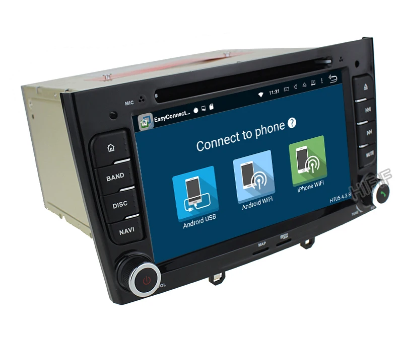 Discount IPS 8 Core Android 8.0 OS Special Car DVD for Peugeot 408 2010-2011 & Peugeot 308 I (T7) 2008-2011 with 1024*600 Resolution 19