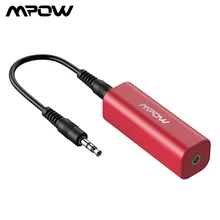 Mpow MA1 портативный мини заземление петли шума изолятор для дома автомобиля аудио стерео системы шум редуктор работает с Bluetooth приемник