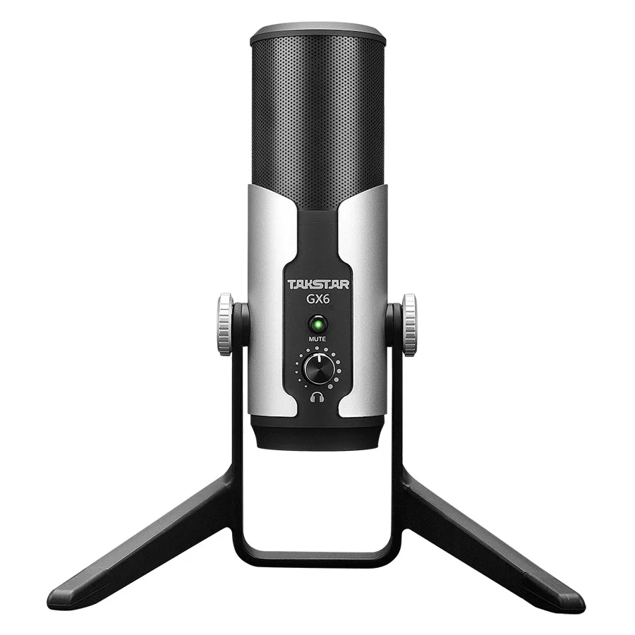 

Takstar GX6 USB condenser microphone with three condenser capsules four adjustable recording modes Built-in headphone amplifier