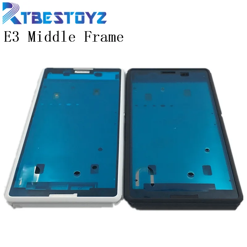 RTBESTOYZ для sony Xperia E3 D2203 D2206 D2202 крышка батареи Задняя Дверь Корпус чехол+ ЖК средняя рамка Шасси пластина