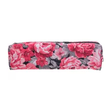 Roses Red 3D Printing cosmetic bag who cares 2016 Fashion women makeup bag Pencil necessaire trousse de maquillage makyaj bags