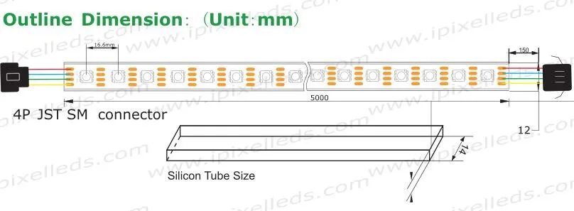 Программируемые светодиодные полосы SMD5050 гибкие светодиодные ленты RGB, цифровой