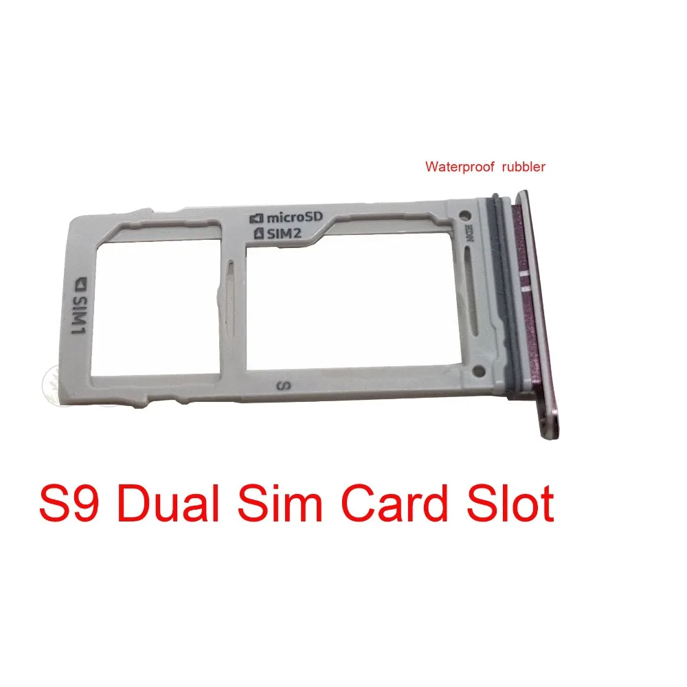 Двойной и один sim-лоток для samsung Galaxy S9 G960 G960F/S9 Plus G965 G965F G965U сменный держатель слота