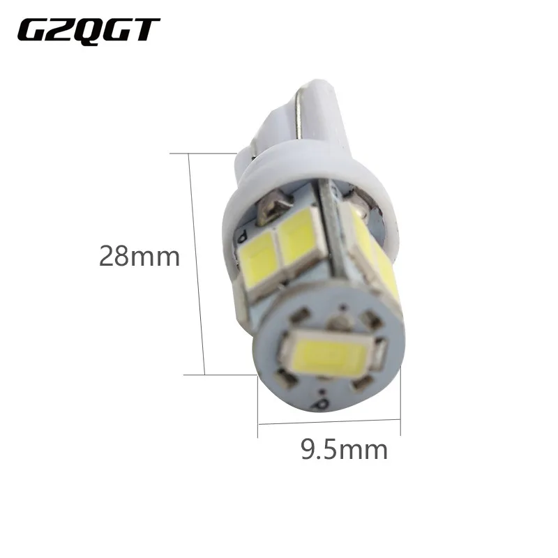 100x921/194 RV прицеп Интерьер 12 V белый/янтарный 5630 T10 9SMD светодиодный Ширина световая приборная панель сбоку лицензии Платер свет
