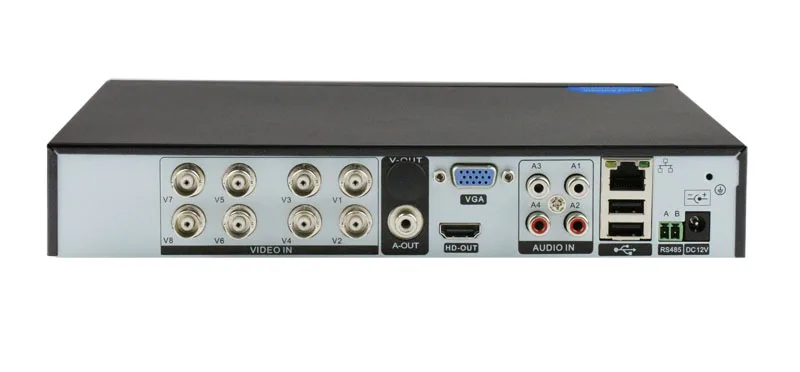 2mp CCTV Камера серебристая Панель Hi3521A 8-канальный сетевой видеорегистратор 8CH 1080P Full HD 6 в 1 коаксиальный Гибридный Onvif NVR CVI TVI, AHD, DVR