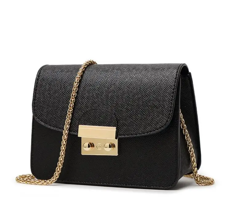 OLIVES, дизайнерские брендовые сумки, женские кожаные сумки на цепочке, одноцветная сумка на плечо, мини-сумки, женские сумки-мессенджеры, кошельки и сумки - Цвет: Черный