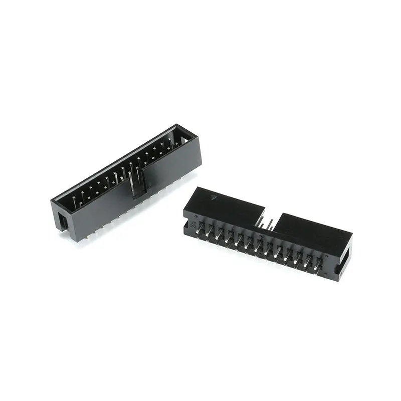 10 шт. 2,54 мм DC3 6P 8P 10P 14P 16P 20P 26P 30P 34P 40P 50P разъем разъема ISP Мужской Двойной-разделенный прямой IDC JTAG