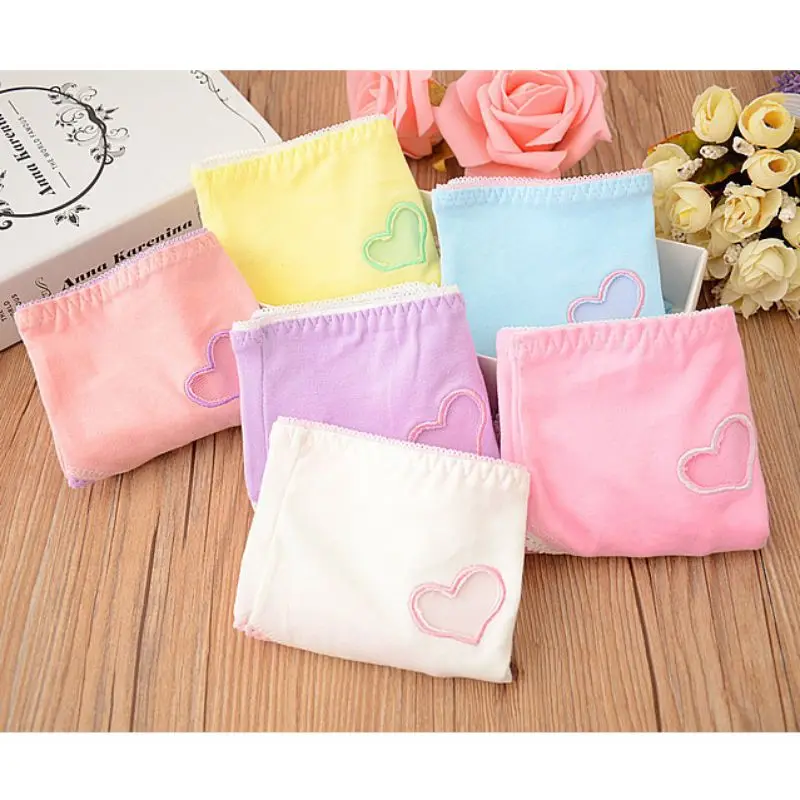 Buy WEIXINBUY Ladies Cute Heart Shaped Panties Lovely