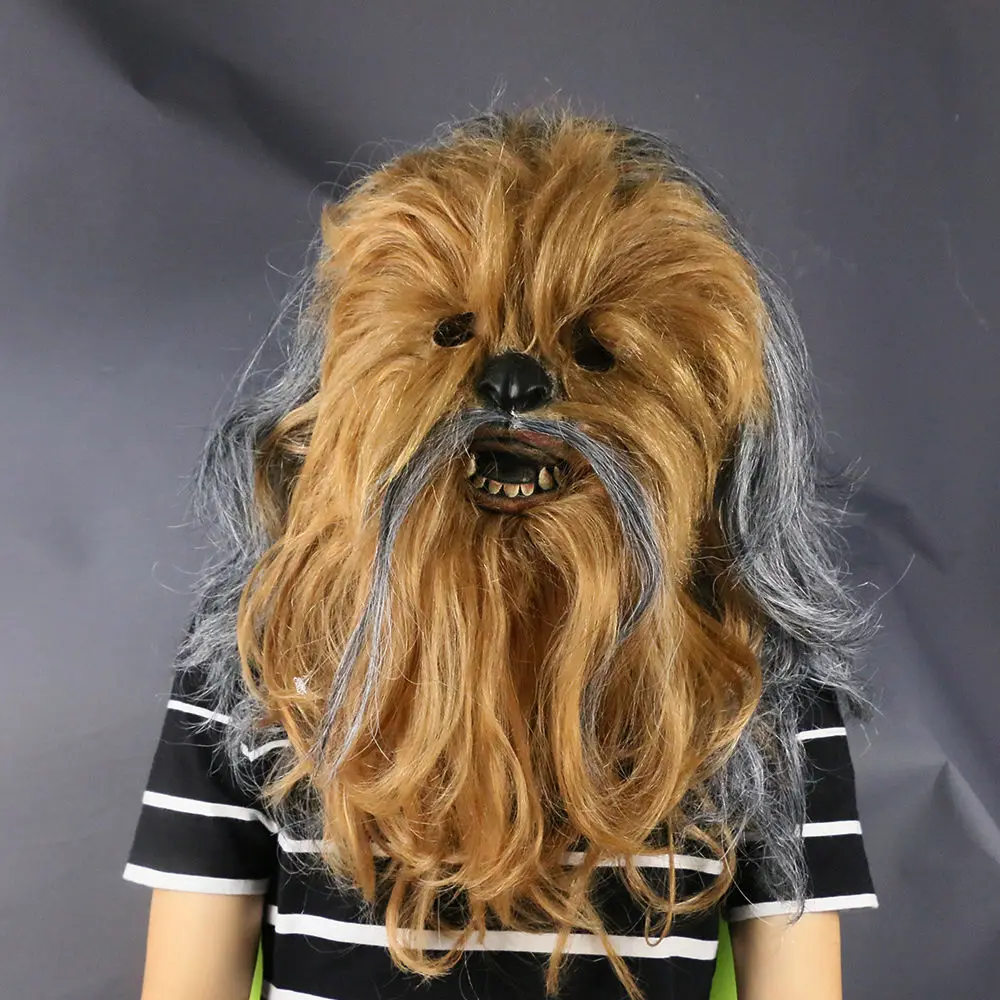 

Star Wars Mask Cosplay Chewbacca Costume Mask Collectors Rubber Mask Prop Halloween Cos