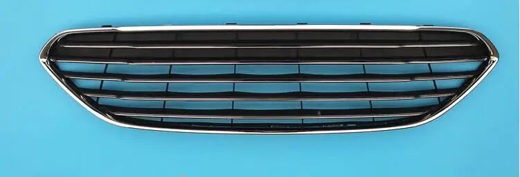 OEM Стиль глянцевый черный окрашенный ABS автомобильный передний бампер Гриль для Ford Fiesta 2013-, не подходит для Zetec S модели - Цвет: upper grill