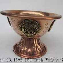 Исключительный китайский старинный коллекционный Латунный Подсвечник