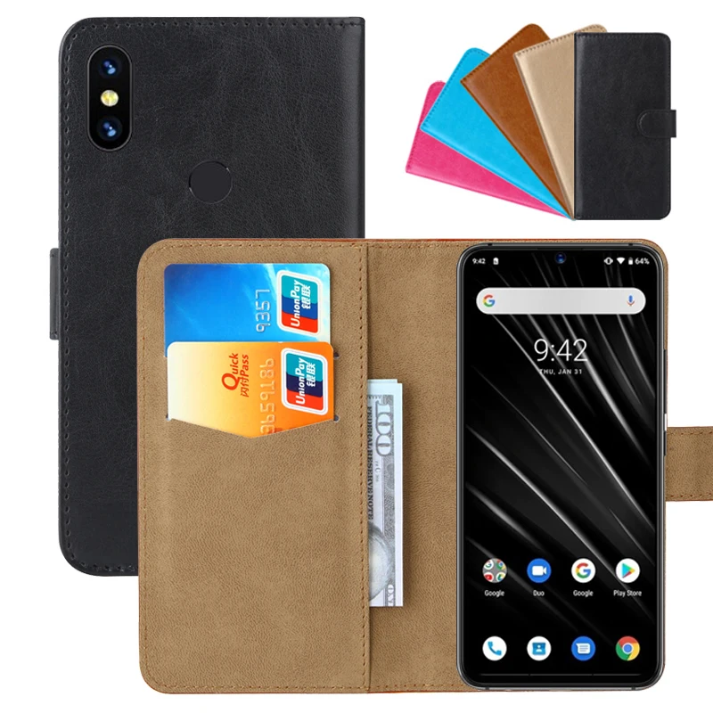 

Luxury Wallet Case For UMIDIGI S3 Pro PU Leather Retro Flip Cover Magnetic Fashion Cases Strap