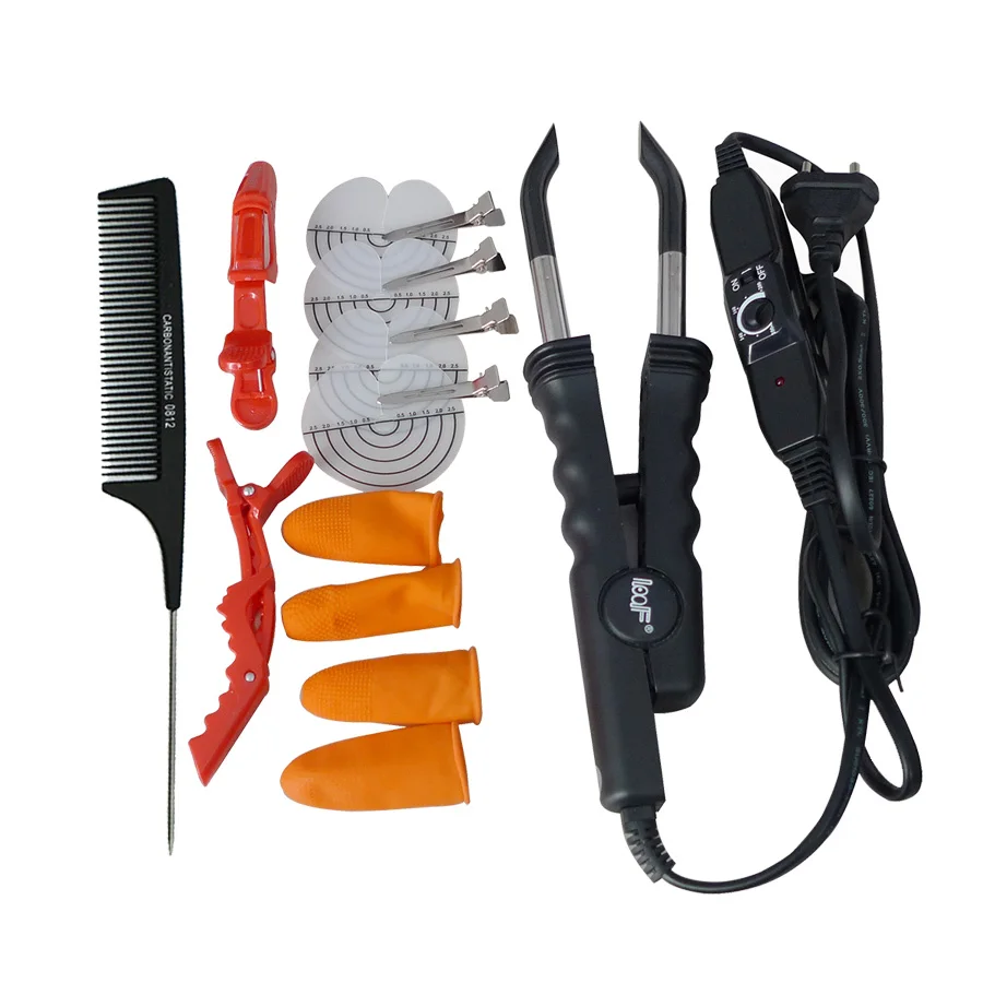 ใหม่ล่าสุด Hair EXTENSION เครื่องมือความร้อนเหล็ก Wand Loof ผมเชื่อมต่อ