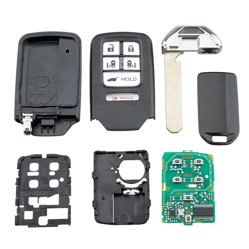 Новый 5 + 1 кнопка 313 8 МГц подходит для 2014 2015 2016 2017 Honda Odyssey БЕСКЛЮЧЕВОЙ умный