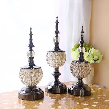 

Creative Home Decorations Indoor Wine Cabinet Tv Cabinet European Crystal Arrangements Wedding Exquisite Gifts