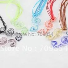 3D Примечание-форма лампа из муранского стекла кулон разные цвета