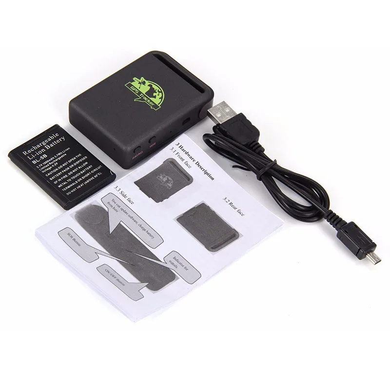 GPS Tracker Pet Car kids mini Real Time Location GSM GPRS Locator Device Tracking Vehicle High Accuracy Over Alarm Accessories