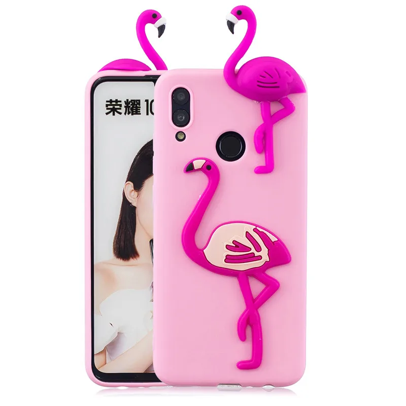 Huawei P Smart чехол для Coque huawei P Smart Psmart чехол 3D единорог кукла игрушки Мягкий силиконовый чехол для телефона s Etui - Цвет: Q