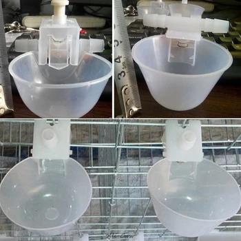 

1Pc Automatic Poultry Bird Chicken Drinker Cup Plastic Drinking Bowl Pet Farm Animals Feeding Watering Products DropShip