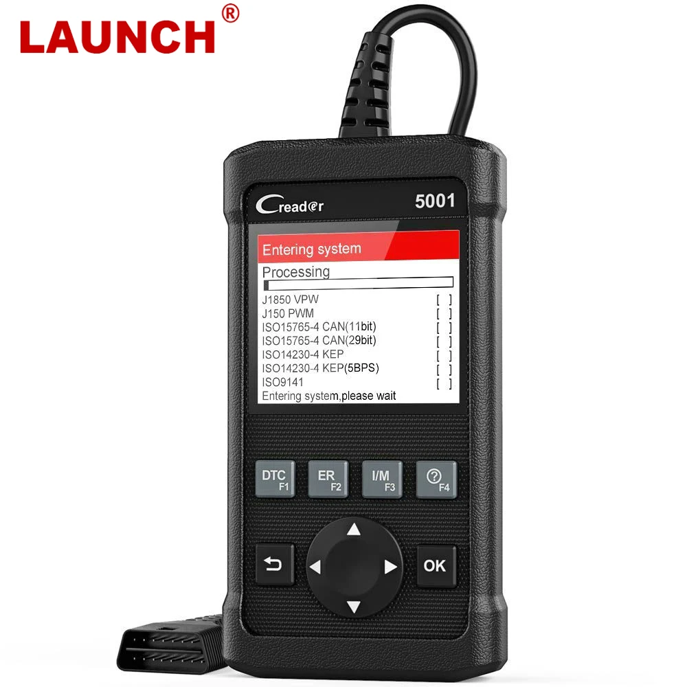

LAUNCH CR5001 Full OBD2 Car Diagnostics Tool Creader 5001 OBDII Auto Scanner ODB2 Engine Erase Code Free Update PK KW850 KW 850