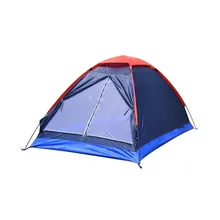 Folding Waterproof Single Layer Two People Tent Outdoor Ultra Light Rainproof Windproof Picnic Camping Beach Tent Shelter