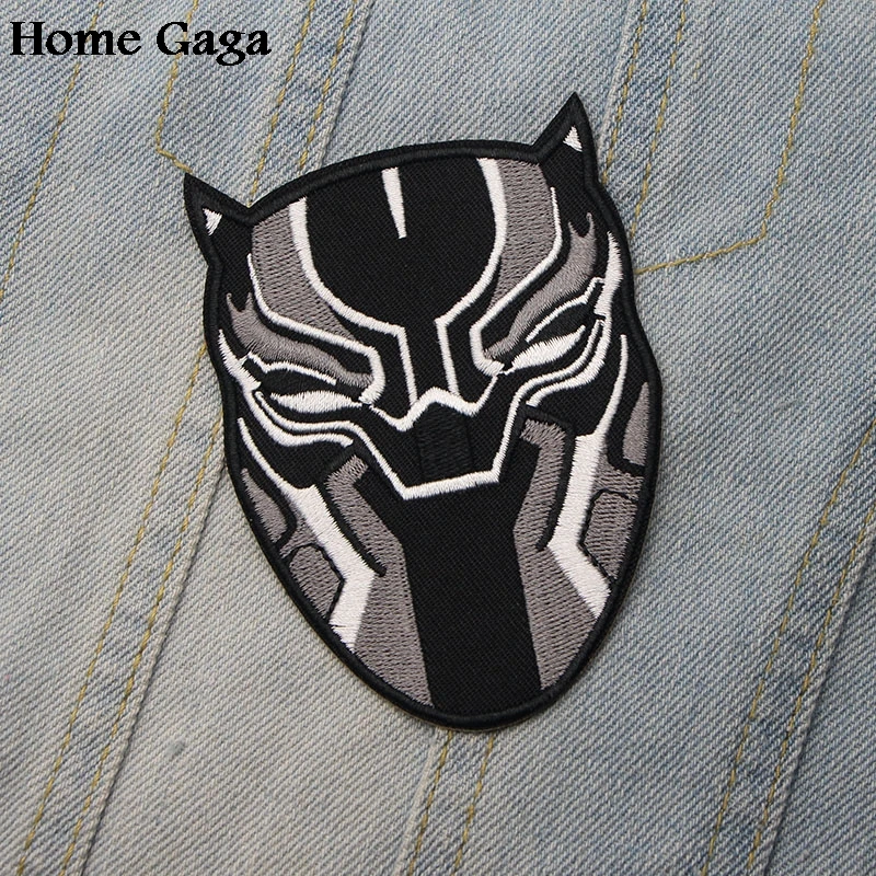 

Homegaga cute Panther Cartoon Iron on Patches Clothing para diy Embroidered badges Sewing Applique Patchworks stickers D0779
