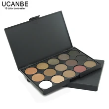 UCANBE Brand New Fashion 15 Earth Color Matte Pigment Glitter Eyeshadow Palette Cosmetic Makeup Set Nude Eye Shadow palettes