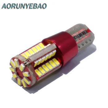 

AORUNYEBAO 1PCS W5W super bright 57 smd led CANBUS NO Error Car marker light Auto Clearance Lights bulb parking lamps 12V
