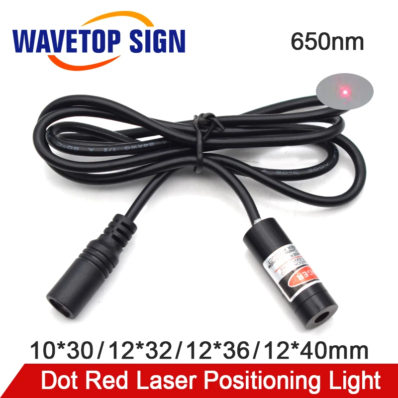 

WaveTopSign Adjustable Red Dot Size1030mm 1232mm 1240mm Spot for For DIY CO2 Laser Engraving Cutting Head