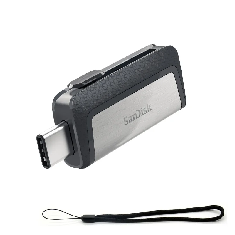 Флеш накопитель sandisk type c USB 3 1 OTG 32 Гб 64 128 ГБ 256 Флешка многофункциональная usb